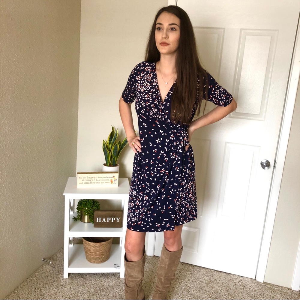Maternity & nursing-friendly wrap dress